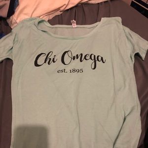Oversized Chi Omega shirt